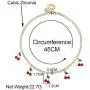 Cherry Zircon Necklace Shiny Tennis Chain Choker Necklace for Women Cherry Zircon Necklace Shiny Tennis Chain Choker Necklace for Women
