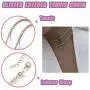 Masiter Glitter Rhinestone Necklace Layered Pendant Choker Crystal Tennis Chain Party Costume Jewelry for Women and Girls Masiter Glitter Rhinestone Necklace Layered Pendant Choker Crystal Tennis Chain Party Costume Jewelry for Women and Girls