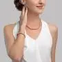 THE PEARL SOURCE 14K Gold 7-8mm Round Pink Freshwater Cultured Pearl Necklace, Bracelet & Earrings Set in 18'' Princess Length for Women THE PEARL SOURCE 14K Gold 7-8mm Round Pink Freshwater Cultured Pearl Necklace, Bracelet & Earrings Set in 18'' Princess Length for Women