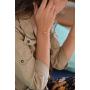 Blossom & Hue Tiny Evil Eye Bracelet in Sterling Silver 18K Gold Filled