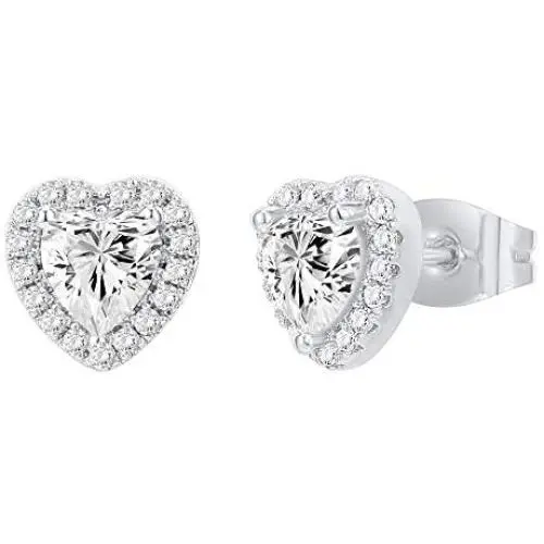 PAVOI 14K Gold Plated Sterling Silver Post Brilliant Round Faux Diamond Halo Earrings - Premium Cubic Zirconia in Rose Gold, White Gold and Yellow Gold PAVOI 14K Gold Plated Sterling Silver Post Brilliant Round Faux Diamond Halo Earrings - Premium Cubic Zirconia in Rose Gold, White Gold and Yellow Gold