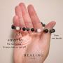 Black Obsidian Bracelet with White Jade Hematite Crystals and Healing Stones. Good luck bracelet for men and women. Wealth and Abundance Money Attraction, Bye Negative Energy, Healing, Strength and Meditation. Good Luck Feng Shui Bracelet. Bracelets for w
