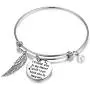 Gzrlyf I Will Hold You in My Heart Until I Hold You in Heaven Charm Memorial Bracelet Miscarriage Gift