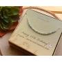 EFYTAL 25th Birthday Gifts for Women, Sterling Silver Necklace, 25 beads for 25 Year Old woman Jewelry Gift Idea