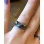 ZMBKHYBG 4 Pcs Frog Open Rings Adjustable Vintage Cute Animal Frog Finger Wrap Rings Party Jewelry