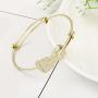 SENFAI Music Lover Violin Stretch Bangle Bracelet Jewelry Gifts