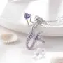 Little Mermaid Pendant Necklace for Women Teen Girls, Fairytale Mermaid Girls Jewelry Gifts Little Mermaid Pendant Necklace for Women Teen Girls, Fairytale Mermaid Girls Jewelry Gifts