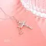 S925 Sterling Silver Faith Hope Love Cross Heartbeat Heart Pendant Necklace Christian Jewelry Gifts for Women Teen Girls S925 Sterling Silver Faith Hope Love Cross Heartbeat Heart Pendant Necklace Christian Jewelry Gifts for Women Teen Girls