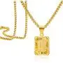 Harlermoon Initial Pendant Necklace A-Z 26 Capital Letters Monogram Name Necklace Box Chain Jewelry for Men Women Harlermoon Initial Pendant Necklace A-Z 26 Capital Letters Monogram Name Necklace Box Chain Jewelry for Men Women
