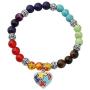 BLEOUK Autism Awareness Gift Autistic Mom Inspirational Gift Autism Teach Bracelet Autism Gift Special Education Gift Autism Teacher Gift