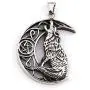 Gungneer Stainless Steel Pentacle Crescent Moon Celtic Knot Howling Wolf Necklace Irish Strength Jewelry Gungneer Stainless Steel Pentacle Crescent Moon Celtic Knot Howling Wolf Necklace Irish Strength Jewelry