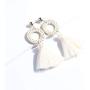 Baoqin Rattan Tassels Earrings For Women – Boho Wicker Woven Handmade Earrings for Women Girls