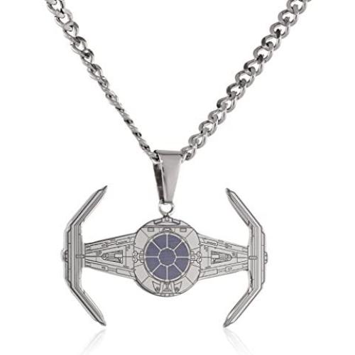 Star Wars Jewelry Unisex X1 Stainless Steel Chain Pendant Necklace, 24''