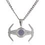 Star Wars Jewelry Unisex X1 Stainless Steel Chain Pendant Necklace, 24''
