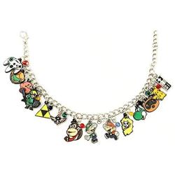Classic Game Gaming Legend Zelda Anim Villagers Crosing Donky Kong Mario Yosh Prince peach pokemo Smash All Stars Dreamland Bracelet Gifts for Girl Woman Men
