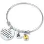 You are Braver Than You Believe Think Birthday Gifts Bracelet with Birthstone & Heart Tree of Life