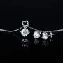 1 Carat Moissanite Pendant Necklace 14K White Gold Plated 925 Sterling Silver for Women Girls, Chain 18 + 2 inch Extender… 1 Carat Moissanite Pendant Necklace 14K White Gold Plated 925 Sterling Silver for Women Girls, Chain 18 + 2 inch Extender…