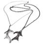 Alchemy of England Darkling Heart Necklace, Silver