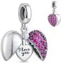 NINGAN “I Love You” Heart Pendant Love Charm 925 Sterling Silver Dangle Charms Compatible with Major European Bracelets & Necklaces NINGAN “I Love You” Heart Pendant Love Charm 925 Sterling Silver Dangle Charms Compatible with Major European Bracelets & Necklaces