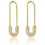 Safety Pin Earrings for Women | Paper Clip Earrings, Dangle Earrings For Women | Hypoallergenic 14k Gold Earrings | Gold Plated Hoop Earrings, Safety Pin Jewelry, Paperclip Earrings Safety Pin Earrings for Women | Paper Clip Earrings, Dangle Earrings For Women | Hypoallergenic 14k Gold Earrings | Gold Plated Hoop Earrings, Safety Pin Jewelry, Paperclip Earrings