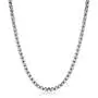 Monily 2-7mm 16-38In Square Rolo Stainless Steel Chain Necklace Round Box Necklace Men Women Jewelry Monily 2-7mm 16-38In Square Rolo Stainless Steel Chain Necklace Round Box Necklace Men Women Jewelry