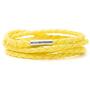Xusamss Fashion Alloy Buckle Cuffs Multilayer Leather Bracelet Bangle,7.5inches