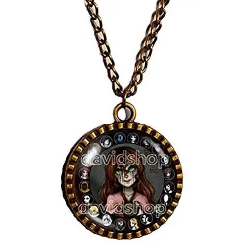 Handmade Chain Fashion Jewelry Creepypasta Creepy Pasta Sally Play with Me Necklace Pendant Gift Cosplay Handmade Chain Fashion Jewelry Creepypasta Creepy Pasta Sally Play with Me Necklace Pendant Gift Cosplay