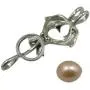 Pearlina Dolphins Necklace Cultured Pearl Oyster Set Silver-tone Plated Cage w/Stainless Steel Chain 18'' Pearlina Dolphins Necklace Cultured Pearl Oyster Set Silver-tone Plated Cage w/Stainless Steel Chain 18''