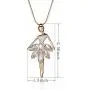 Kalapure Ballet Girls Necklace 18K Gold Palted Crystal Zirconia Ballerina Dancing Necklace for Womens Kids Kalapure Ballet Girls Necklace 18K Gold Palted Crystal Zirconia Ballerina Dancing Necklace for Womens Kids