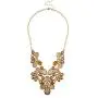 LUX ACCESSORIES Gold Tone Brown Caviar Glitter Fall Holiday Statement Necklace LUX ACCESSORIES Gold Tone Brown Caviar Glitter Fall Holiday Statement Necklace