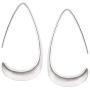 Silpada Silhouette Tapered Wire Open Drop Earrings in Sterling Silver