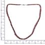 Shop LC 925 Sterling Silver Rhodium Plated Round Rhodolite Garnet Beads Necklace Jewelry Birthday Gifts for Women Size 18'' Ct 36.1