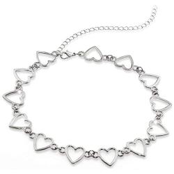 Suyi Choker Necklace - Simple Geometric Circle Choker Statement Clavicle Necklace for Women Girls Necklace Jewerly
