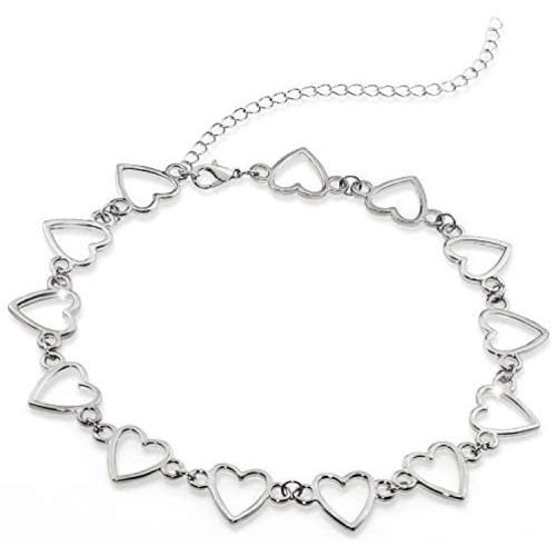 Suyi Choker Necklace - Simple Geometric Circle Choker Statement Clavicle Necklace for Women Girls Necklace Jewerly