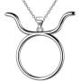 Besilver Zodiac Constellation Pendant Necklace Charm Women Men 925 Sterling Silver Horoscope Sign Astorlogy Necklace Celestial Symbols Jewelry Birthday Gifts for Wife Girlfriend Gift