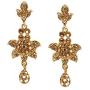 Bindhani Traditional Bridesmaid Ethnic Wedding Bridal Bollywood Gold Plated Kundan Necklace Earrings Tikka Indian Choker Jewelry Set for Women