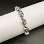MANRUO Feng Shui Tibetan Silver Bead Bracelet Buddha Power Bracelets Attract Wealth and Good Luck Jewelry