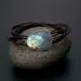 Ying An Handmade Labradorite Wax Cord Wrap Bracelet Ying An Handmade Labradorite Wax Cord Wrap Bracelet