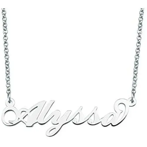 Lifequeen Personalized Initial Name Necklace 925 Sterling Silver Classic Personal Semi-Custom Made Customized Gift for Girls Boys Women Men … Lifequeen Personalized Initial Name Necklace 925 Sterling Silver Classic Personal Semi-Custom Made Customized Gift for Girls Boys Women Men …