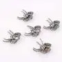 JXMYBA Spider Brooches for Women,Healing Crystal Pendant Gemstone Necklace Balance Chakra Jewelry with Stainless Steel Chain Gift Box