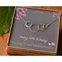EFYTAL 40th Birthday gifts for women, Sterling Silver Four Circle Necklace For Her 4 Decade Jewelry 40 Years Old EFYTAL 40th Birthday gifts for women, Sterling Silver Four Circle Necklace For Her 4 Decade Jewelry 40 Years Old