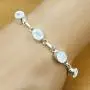 Moonstone Bracelet For Women Mom Wife 925 Silver Overlay Handmade Vintage Style Jewelry Moonstone Bracelet For Women Mom Wife 925 Silver Overlay Handmade Vintage Style Jewelry