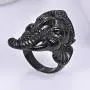 U7 Mens Stainless Steel Ring Band Vintage Gothic Biker Tiger Head Rings, Size 7-14, Custom Text Engrave on Band, with Gift Box U7 Mens Stainless Steel Ring Band Vintage Gothic Biker Tiger Head Rings, Size 7-14, Custom Text Engrave on Band, with Gift Box