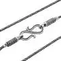 Paz Creations .925 Sterling Silver Infinity Rope Chain Necklace