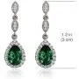 A+O Bridesmaid Jewelry Gift, Emerald Green Jewelry A+O Bridesmaid Jewelry Gift, Emerald Green Jewelry
