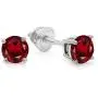 Dazzlingrock Collection 10K 5mm Each Round Cut Ladies Solitaire Stud Earrings, White Gold Dazzlingrock Collection 10K 5mm Each Round Cut Ladies Solitaire Stud Earrings, White Gold