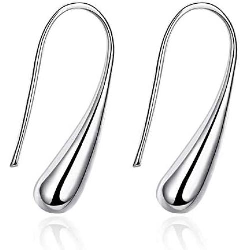925 Sterliing Silver Earring Fashion Jewelry Teardrop/Water drop/Raindrop Dangle Earrings For Women Valentine Gifts