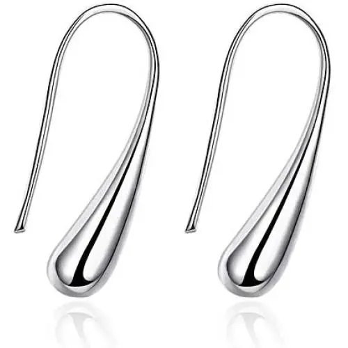 925 Sterliing Silver Earring Fashion Jewelry Teardrop/Water drop/Raindrop Dangle Earrings For Women Valentine Gifts 925 Sterliing Silver Earring Fashion Jewelry Teardrop/Water drop/Raindrop Dangle Earrings For Women Valentine Gifts