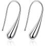 925 Sterliing Silver Earring Fashion Jewelry Teardrop/Water drop/Raindrop Dangle Earrings For Women Valentine Gifts