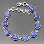 Silver Palace Sterling Silver Natural Gemstone Bracelete for Women and Girls